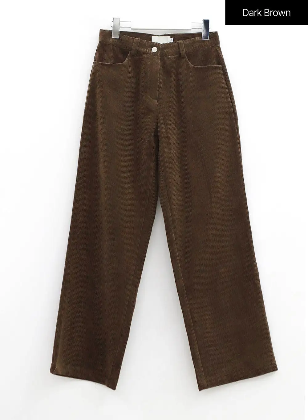 Corduroy Back Pocket Wide Leg Pants OS16