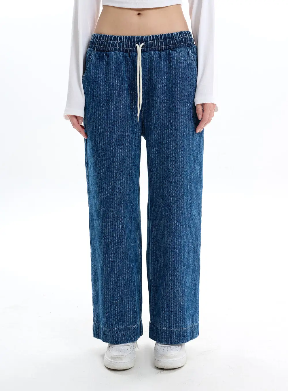 Corduroy Pants with Banding IF413