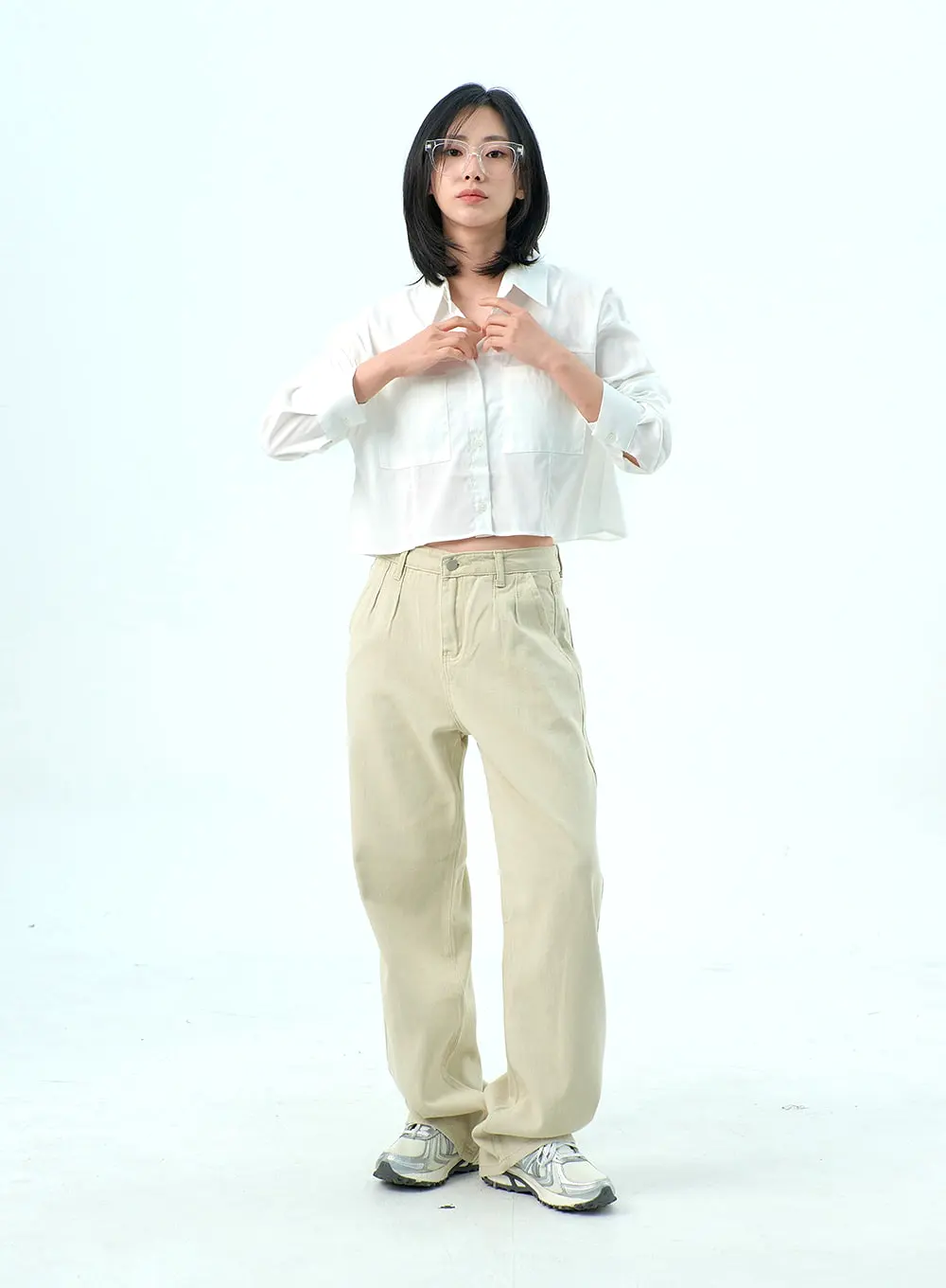 Cotton Wide Leg Pants OY317