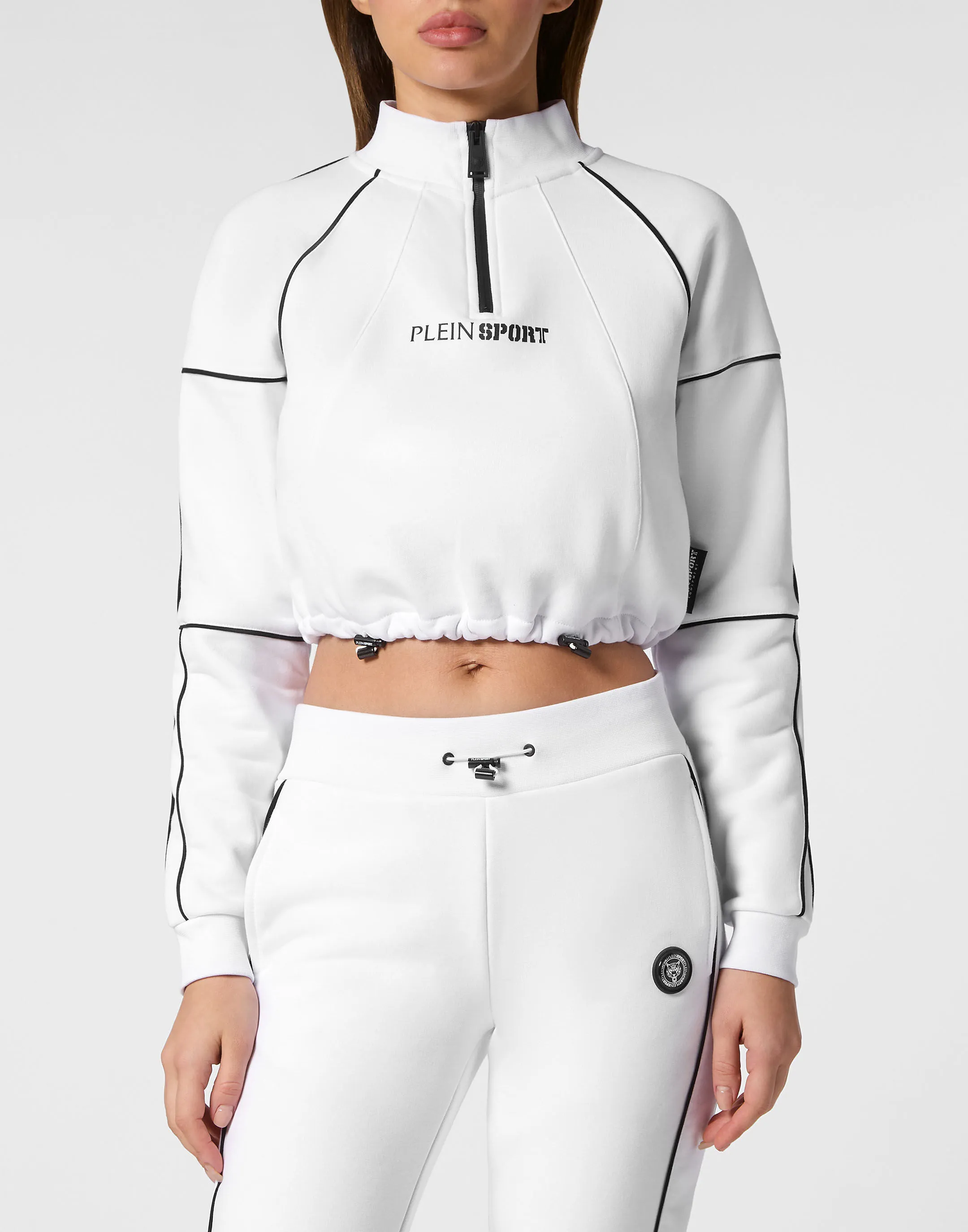 Cropped Hoodie Sweatshirt