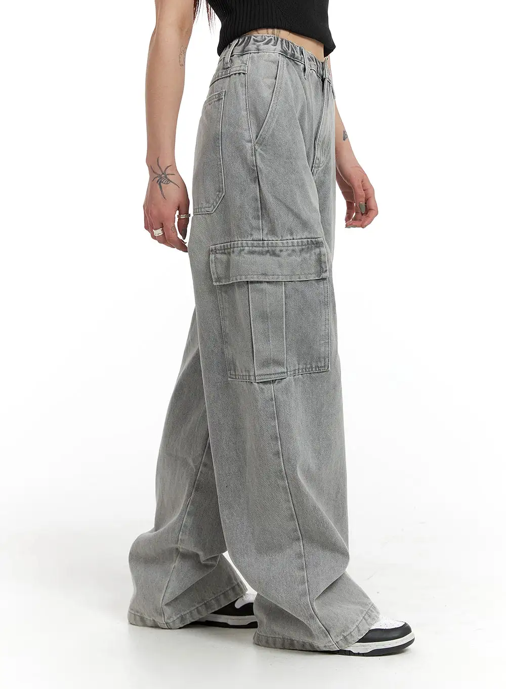 Denim Cargo Pants IF426