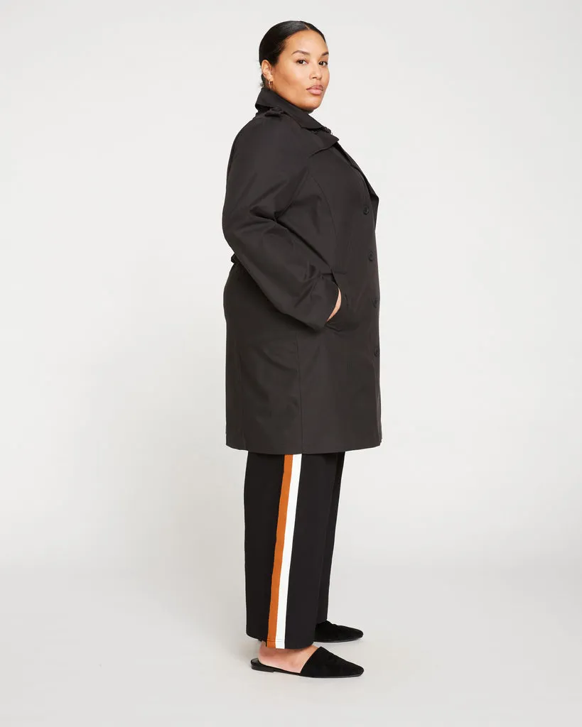 Derjon Trench Coat - Black