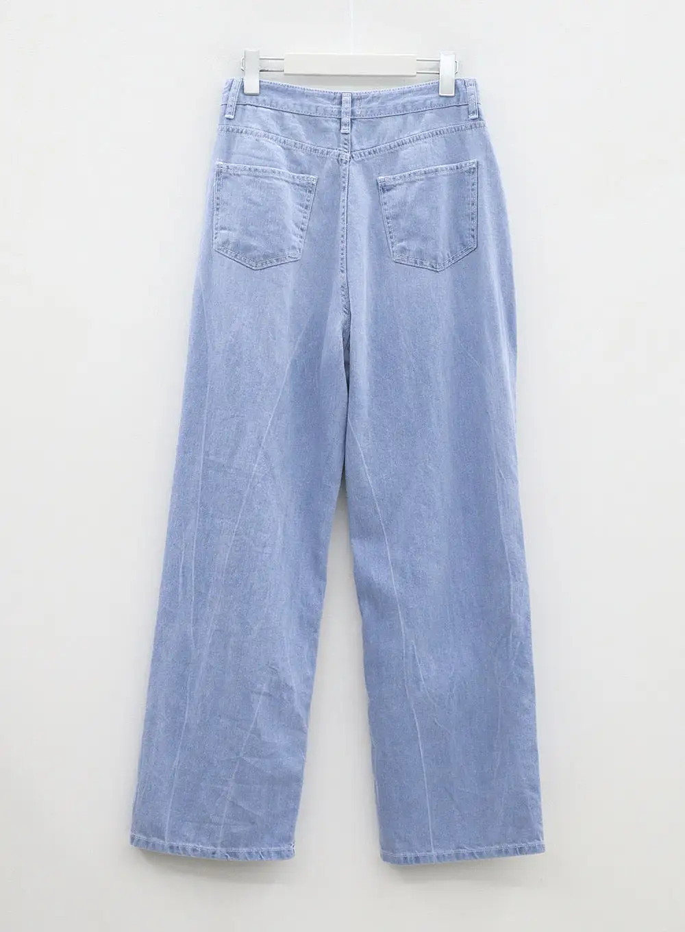 Destroyed Wide Leg Cotton Pants BM304