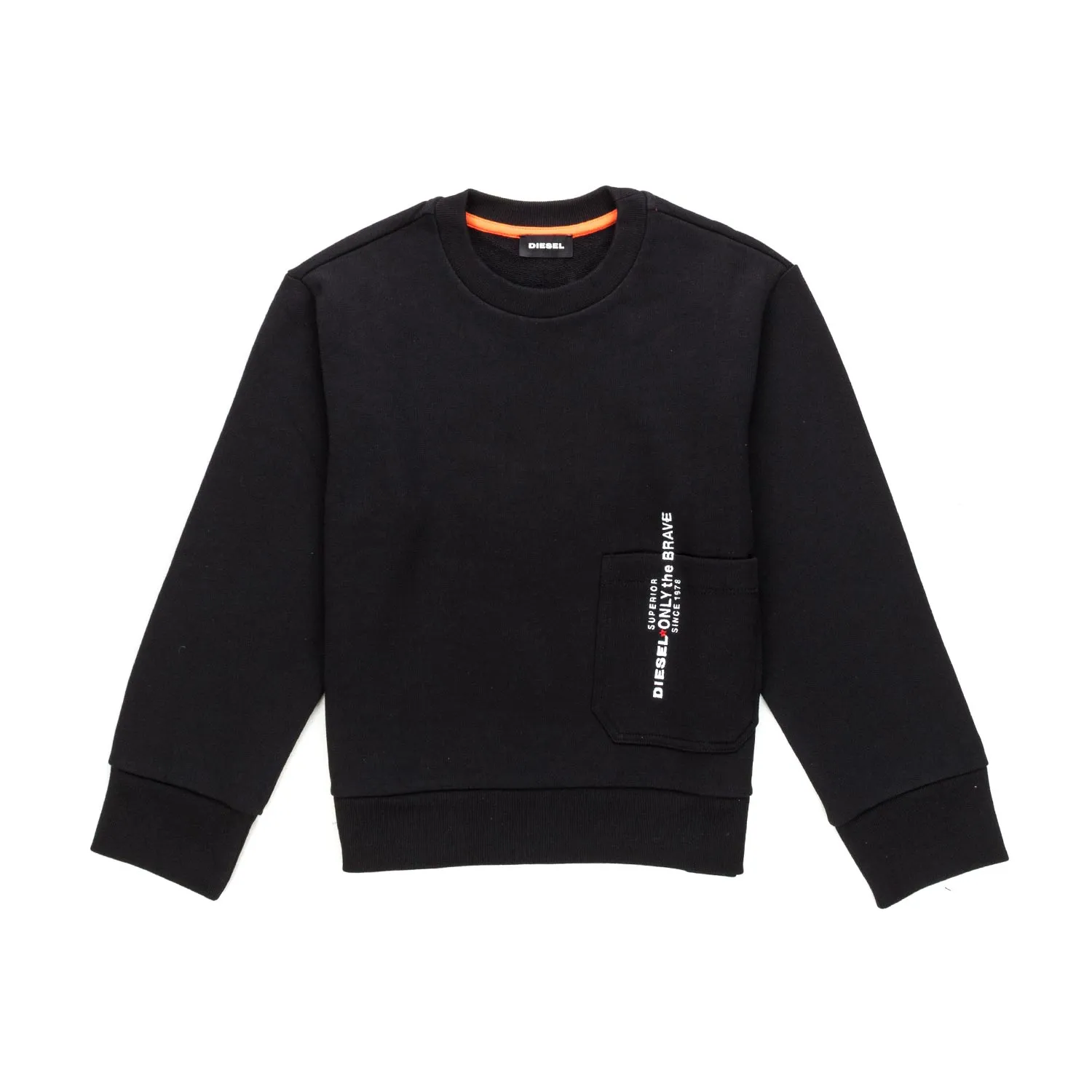 Diesel Black Logo Sweatshirt For Boys