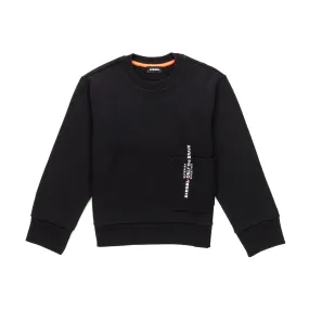 Diesel Black Logo Sweatshirt For Boys