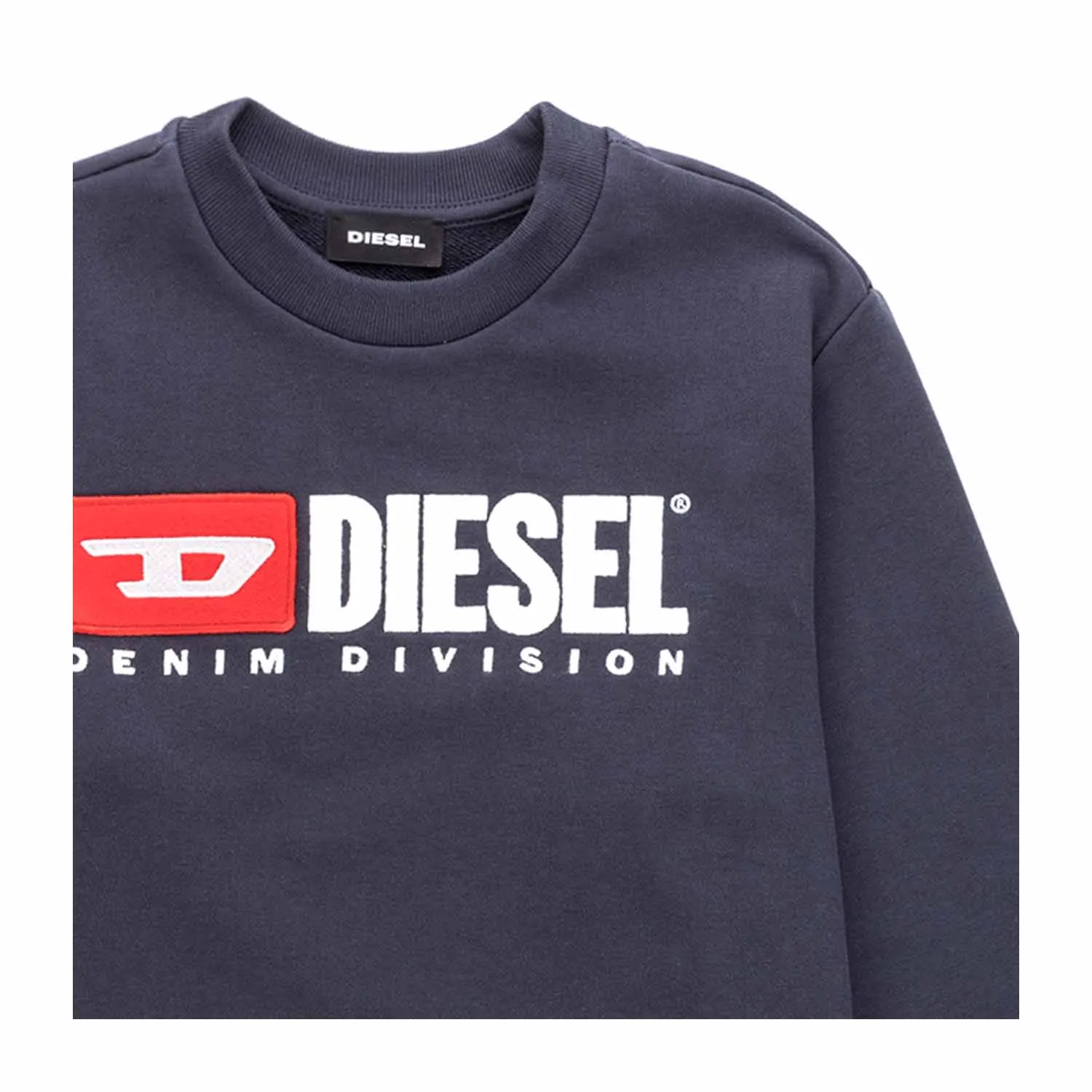 Diesel Unisex Blue Logo Sweatshirt