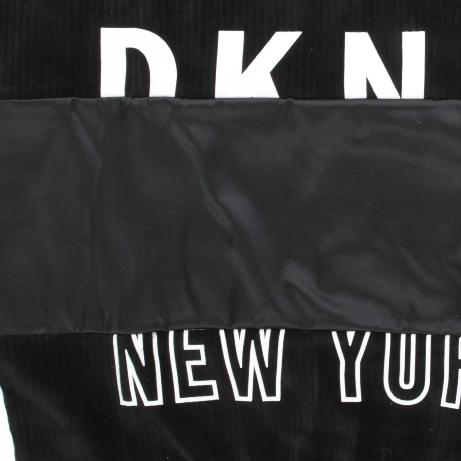 Dkny Girl And Teen Black Logo Sweatshirt