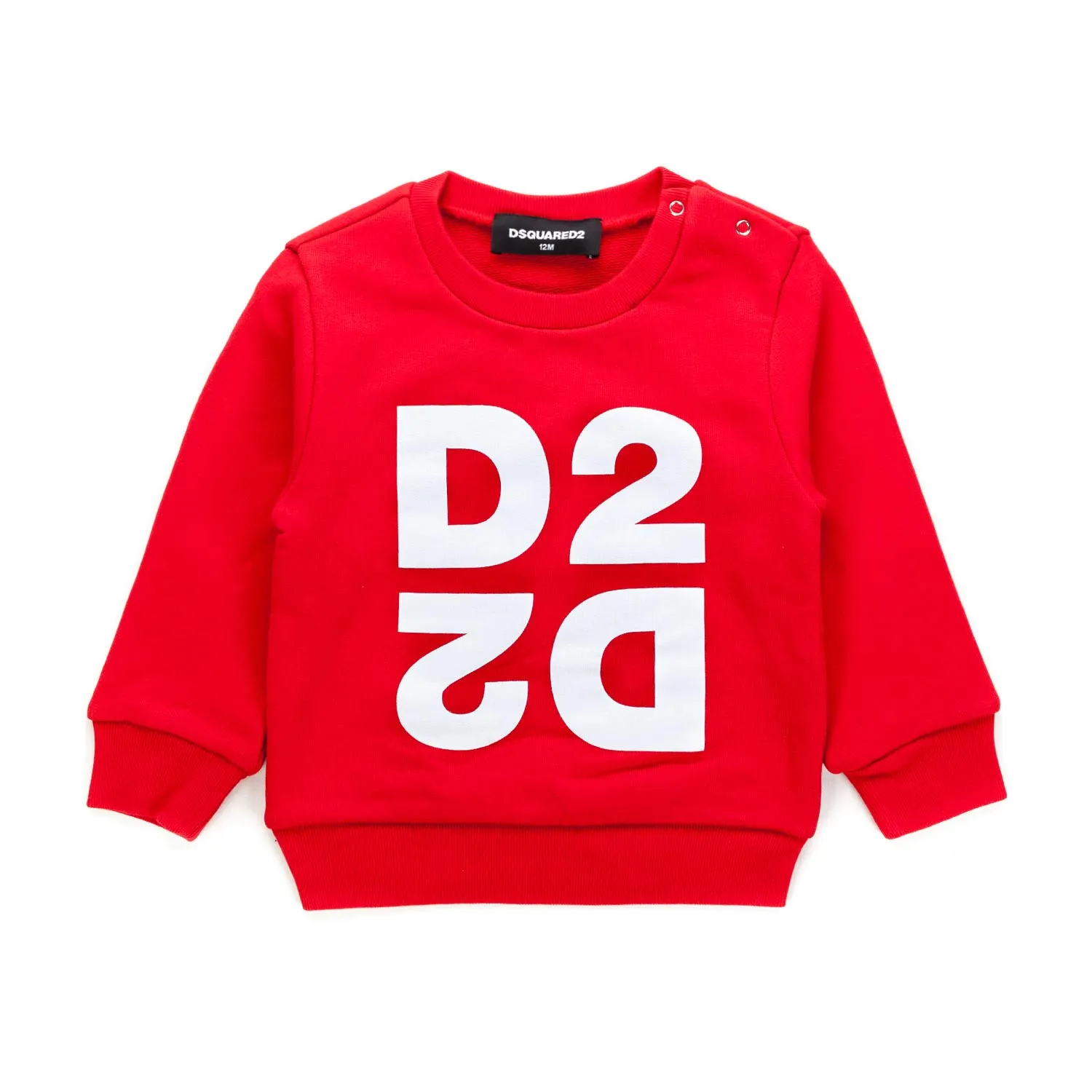 Dsquared2 Baby Boy Red Logo Sweatshirt