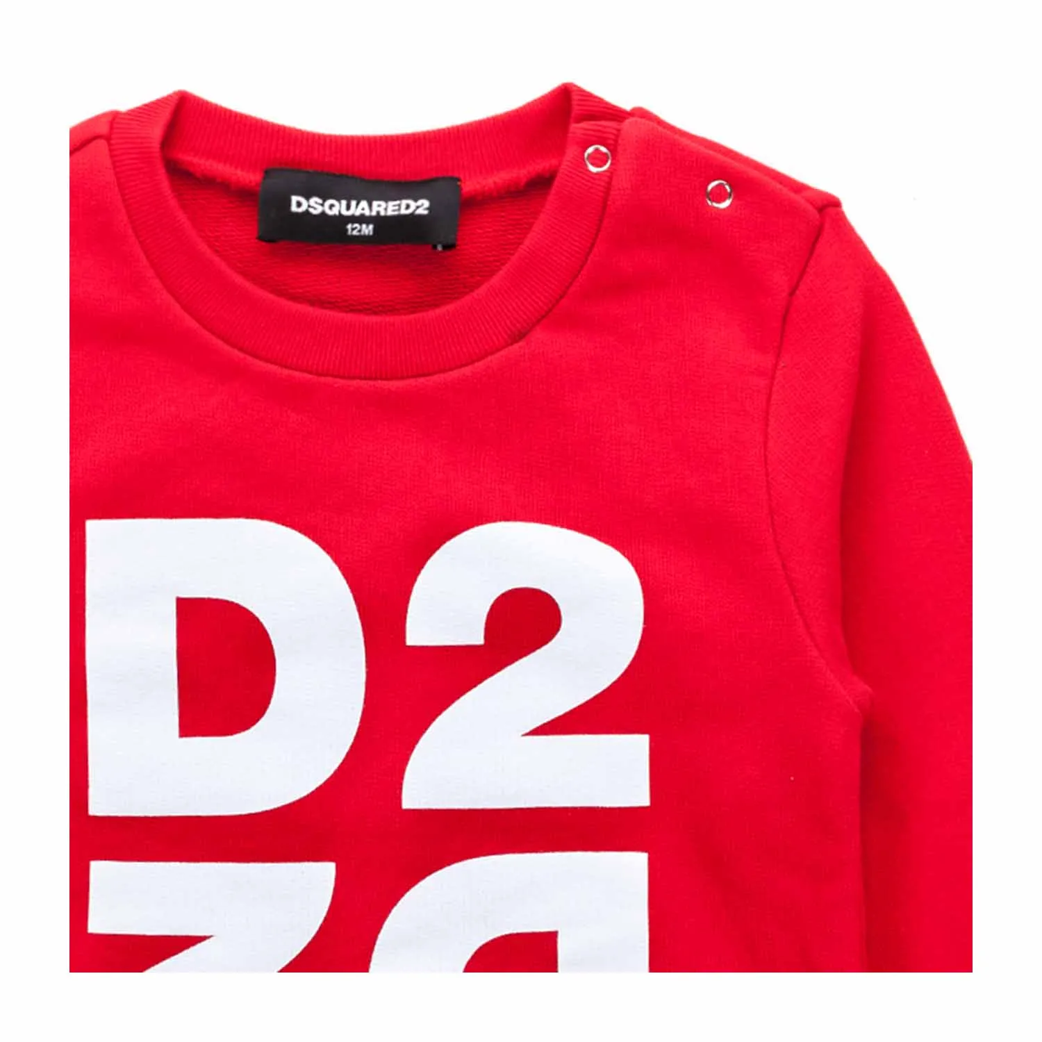 Dsquared2 Baby Boy Red Logo Sweatshirt