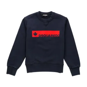 Dsquared2 Boy Blue Logo Sweatshirt