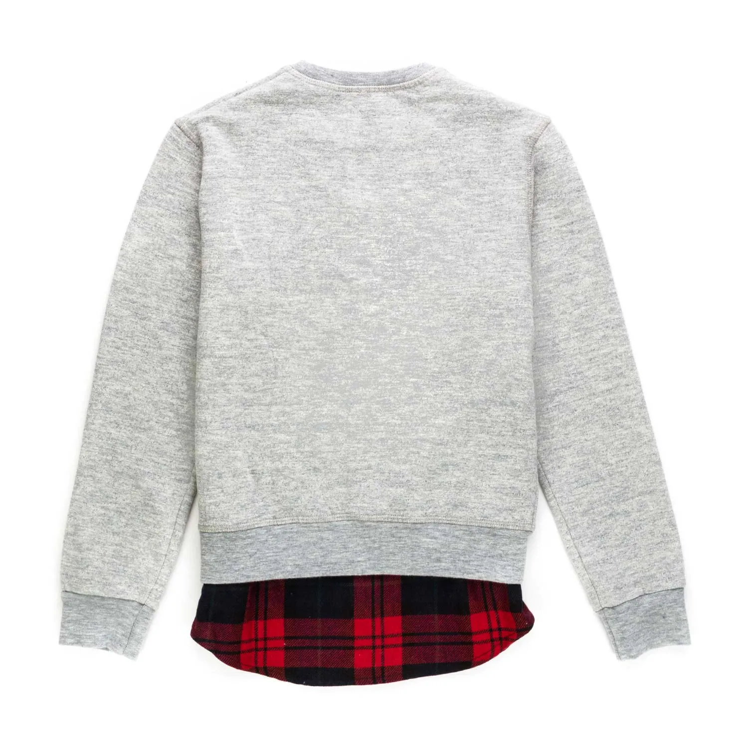 Dsquared2 Boys Tartan Logo Sweatshirt