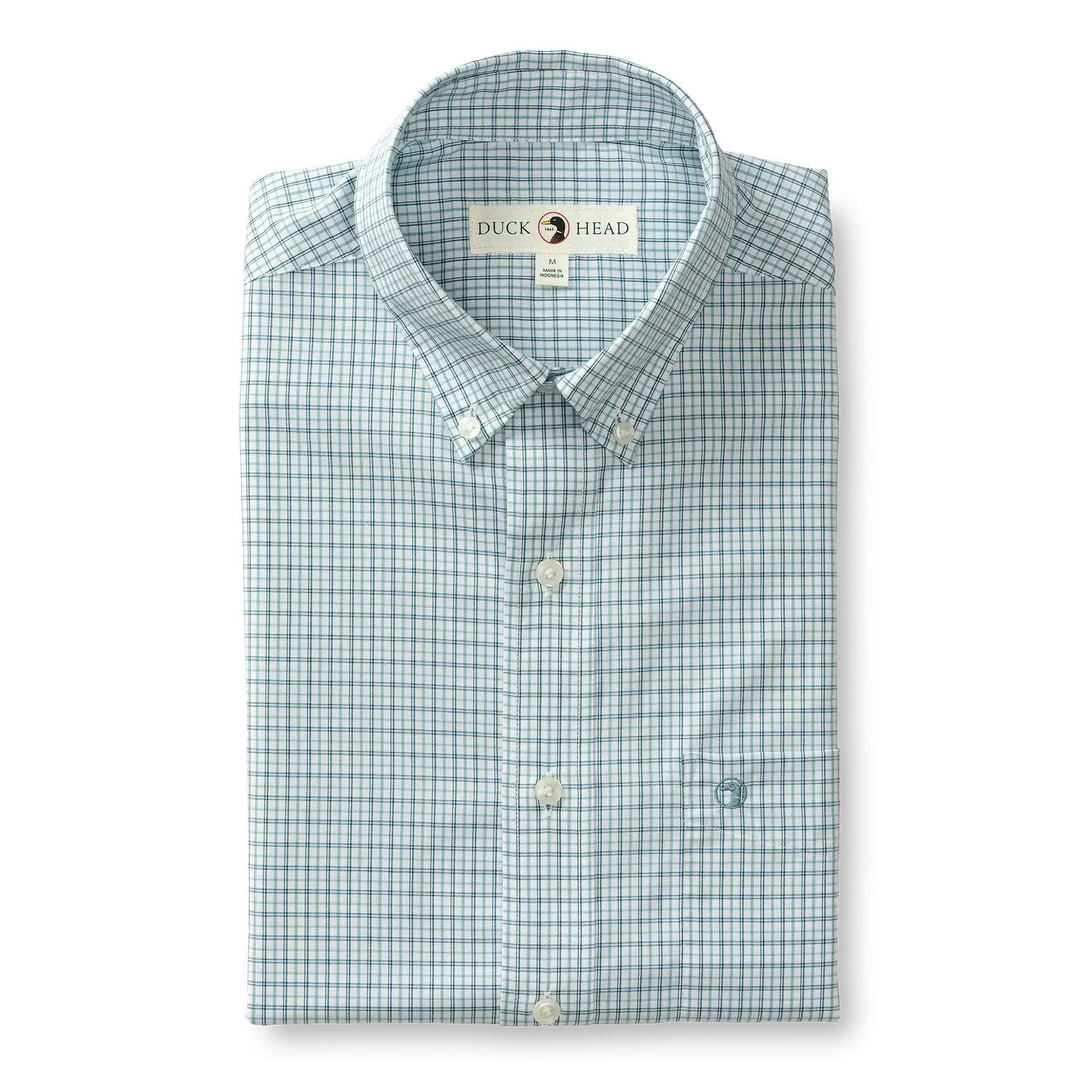 Duck Head Langley Plaid Performance Poplin Sport Shirt