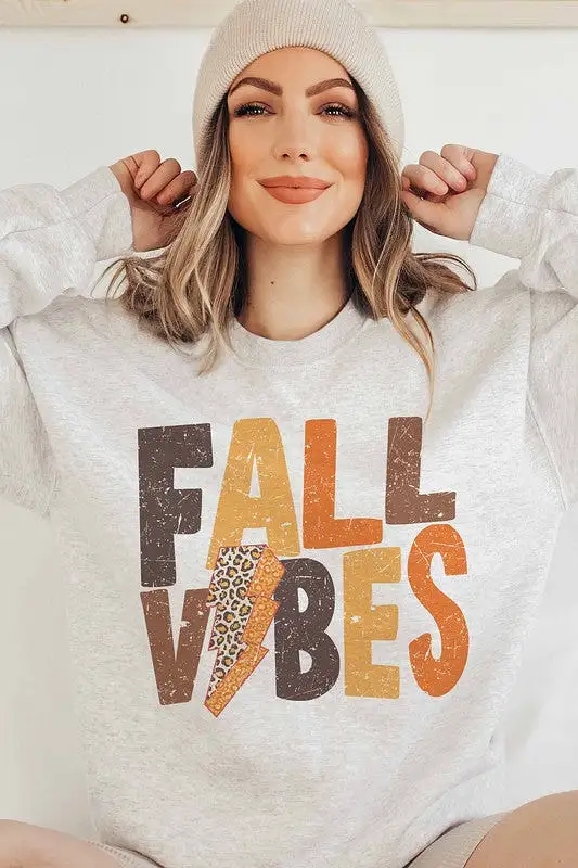 FALL VIBES SWEATSHIRT PLUS SIZE