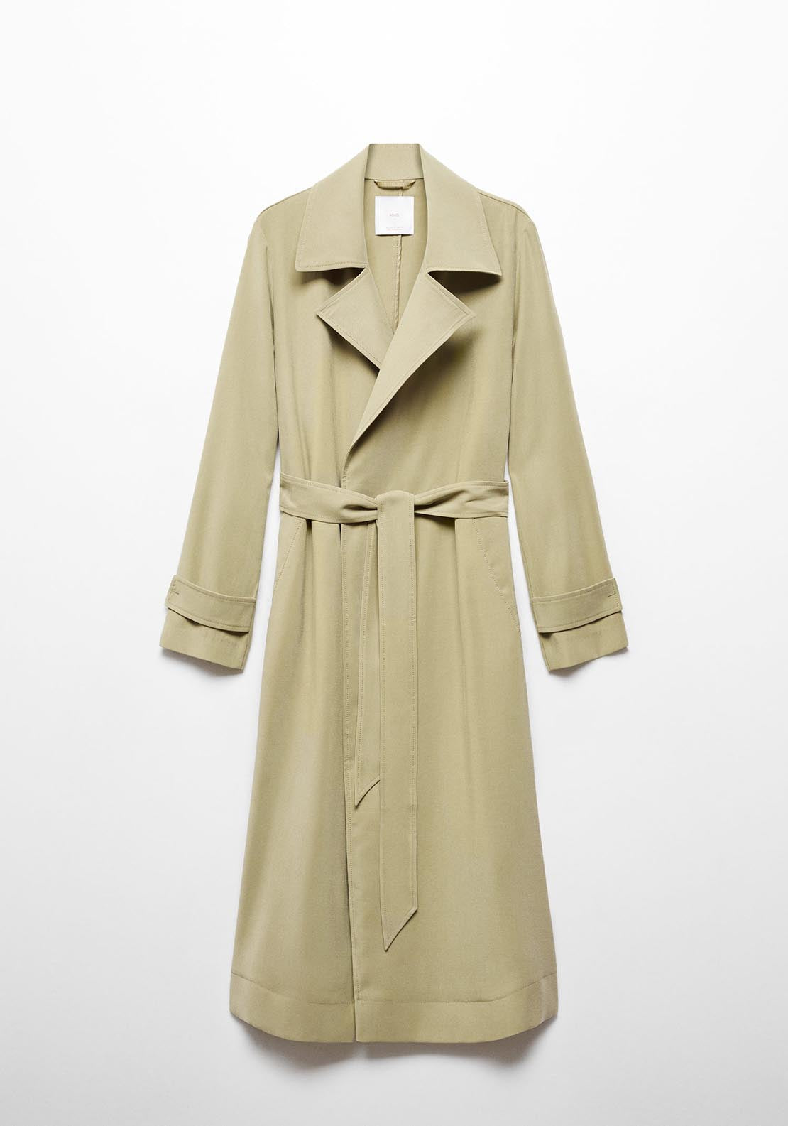 Flowy lapel trench