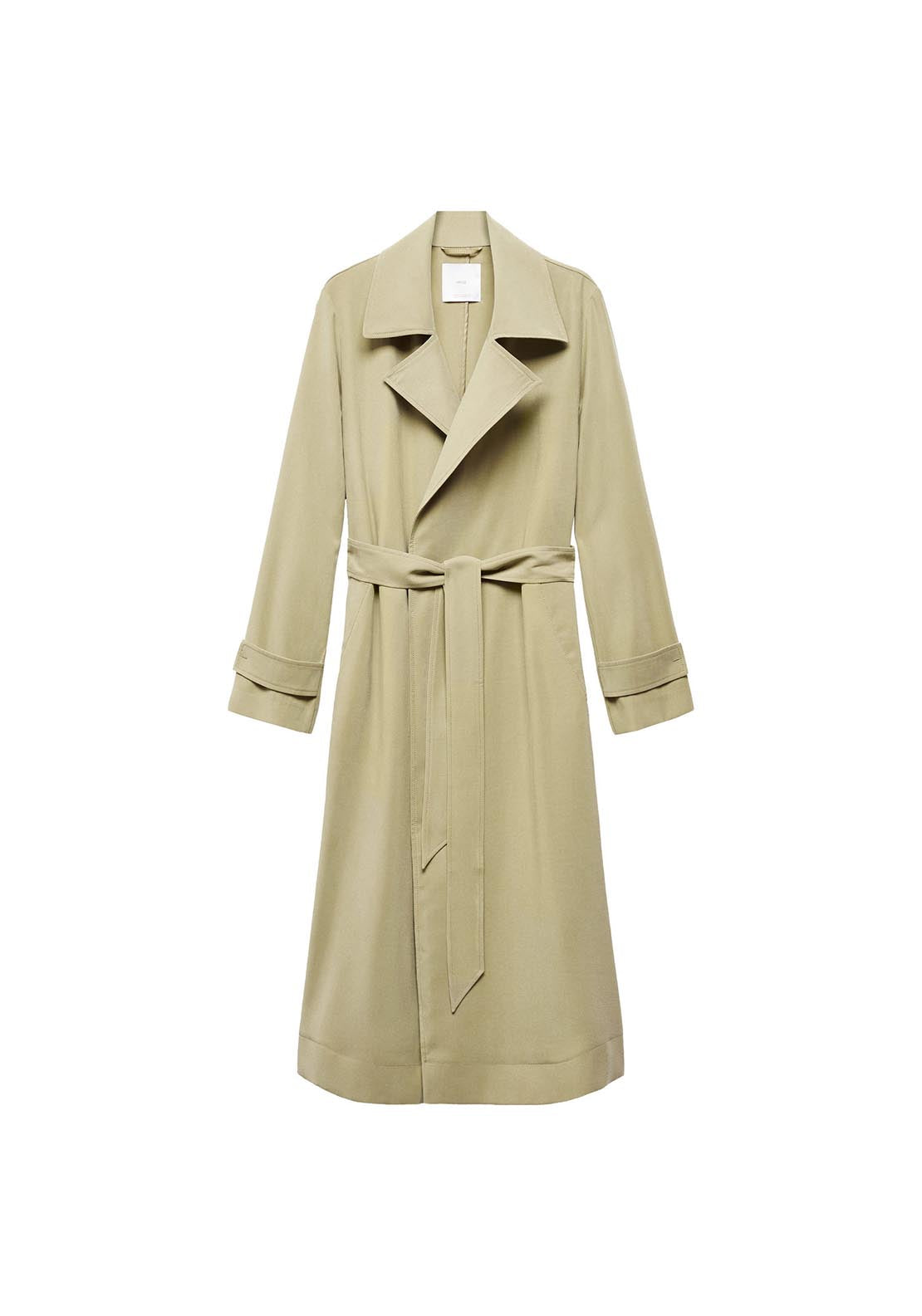 Flowy lapel trench