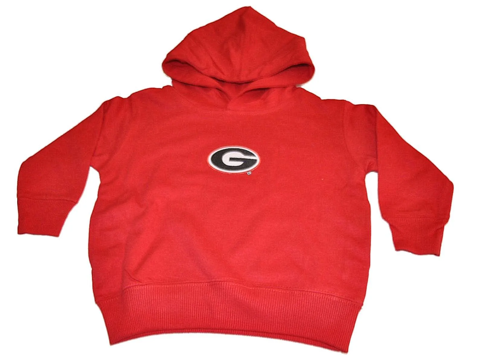 Georgia Bulldogs Two Feet Ahead Toddler Red Fleece Hoodie Sweatshirt