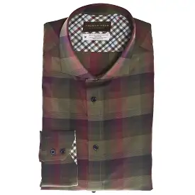 Green Check Performance Sport Shirt