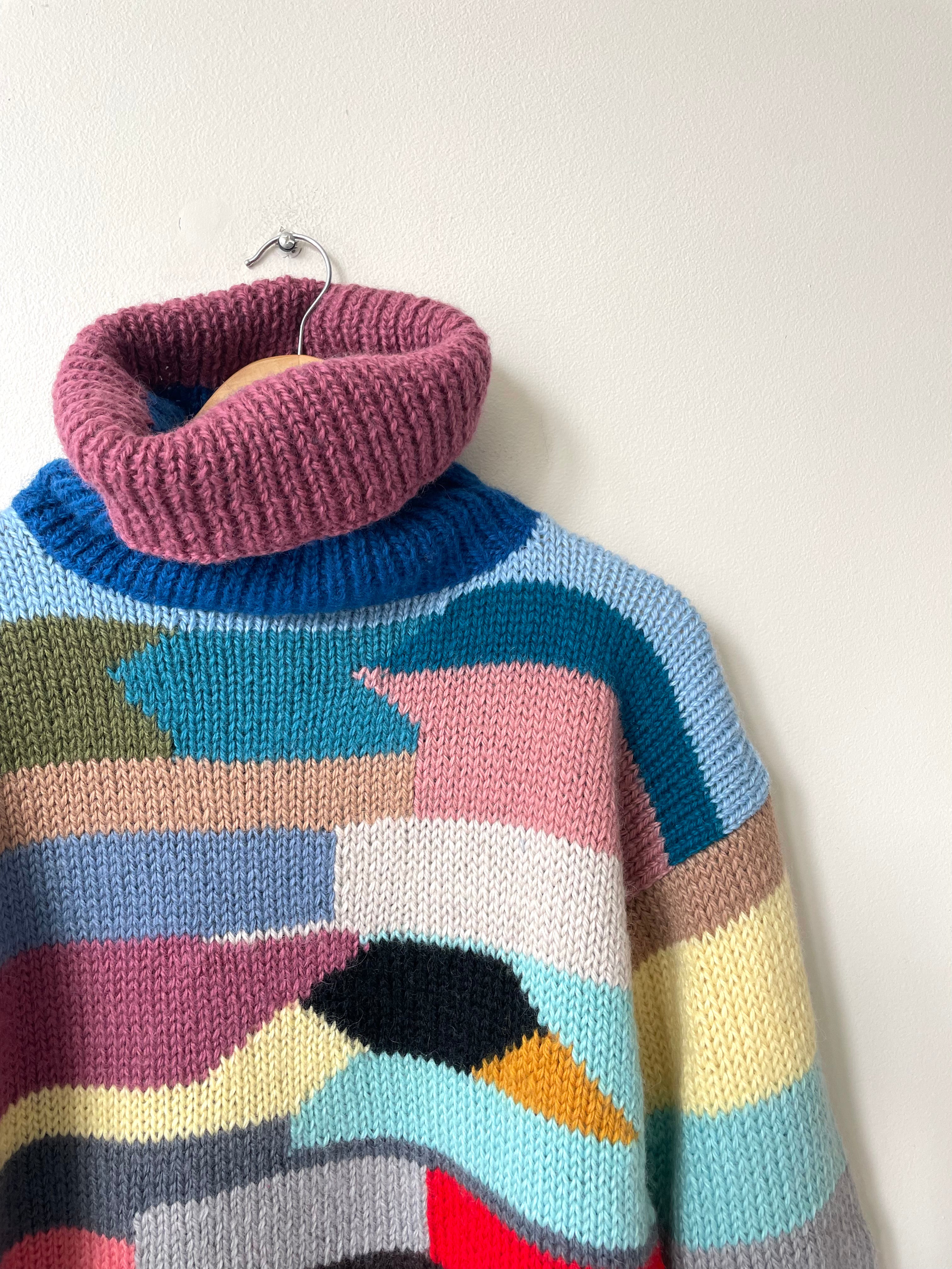 Hand Knit Wool Sweater