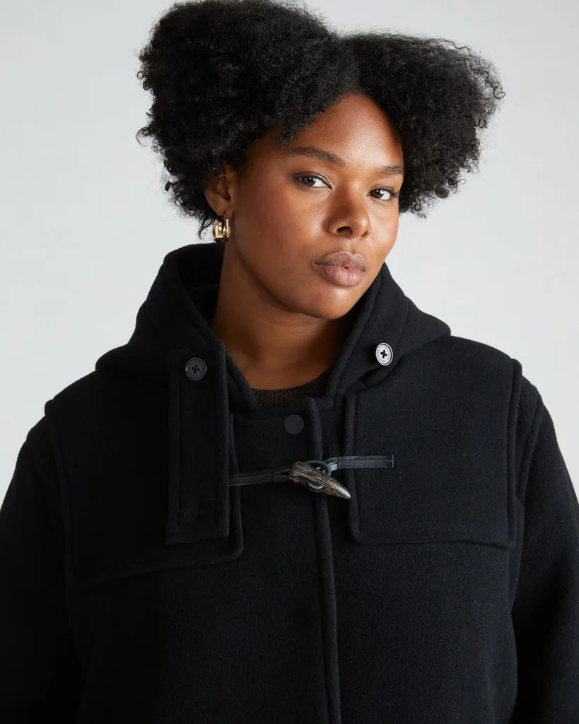 Highlands Duffle Coat - Black