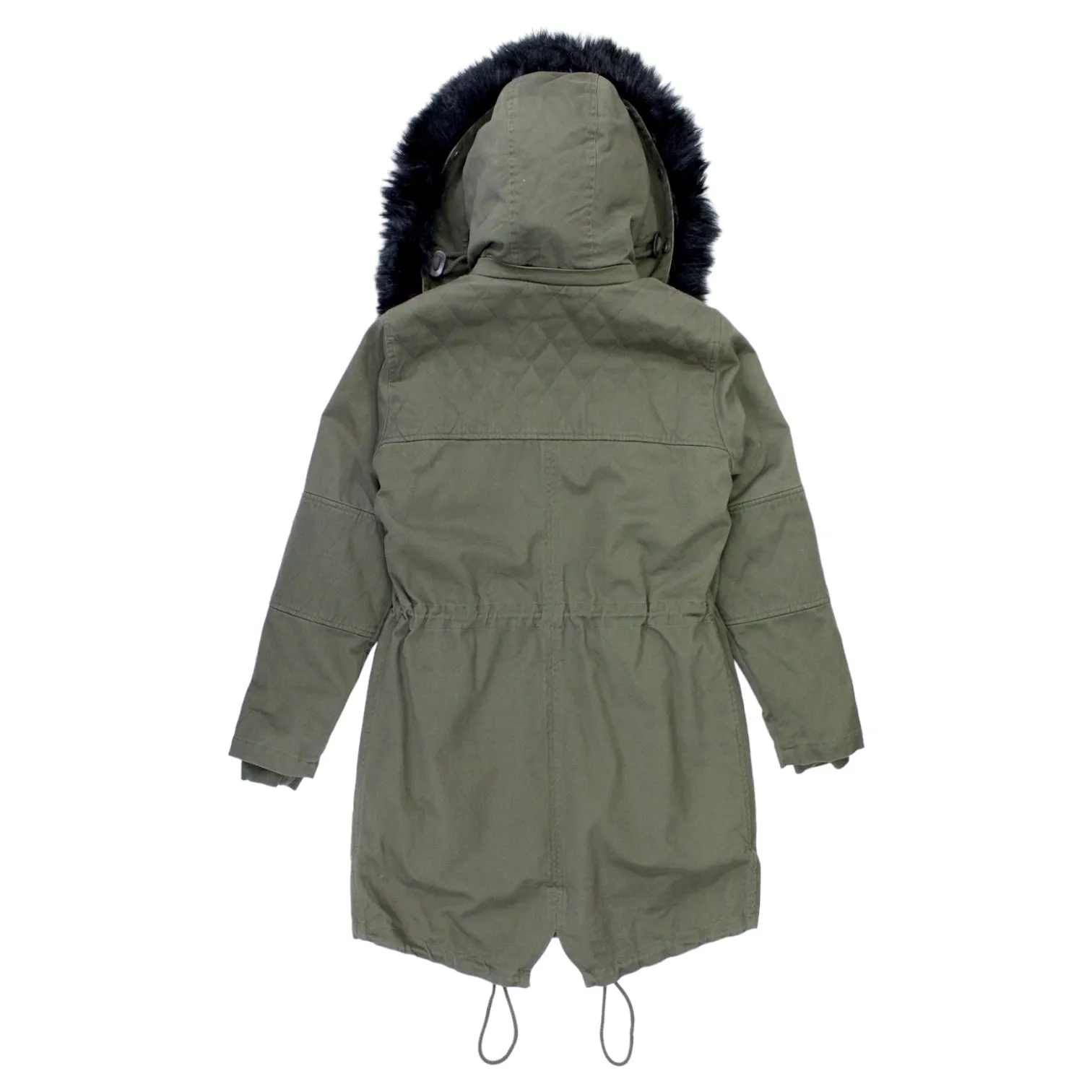 Hush Khaki Britt Parka Coat