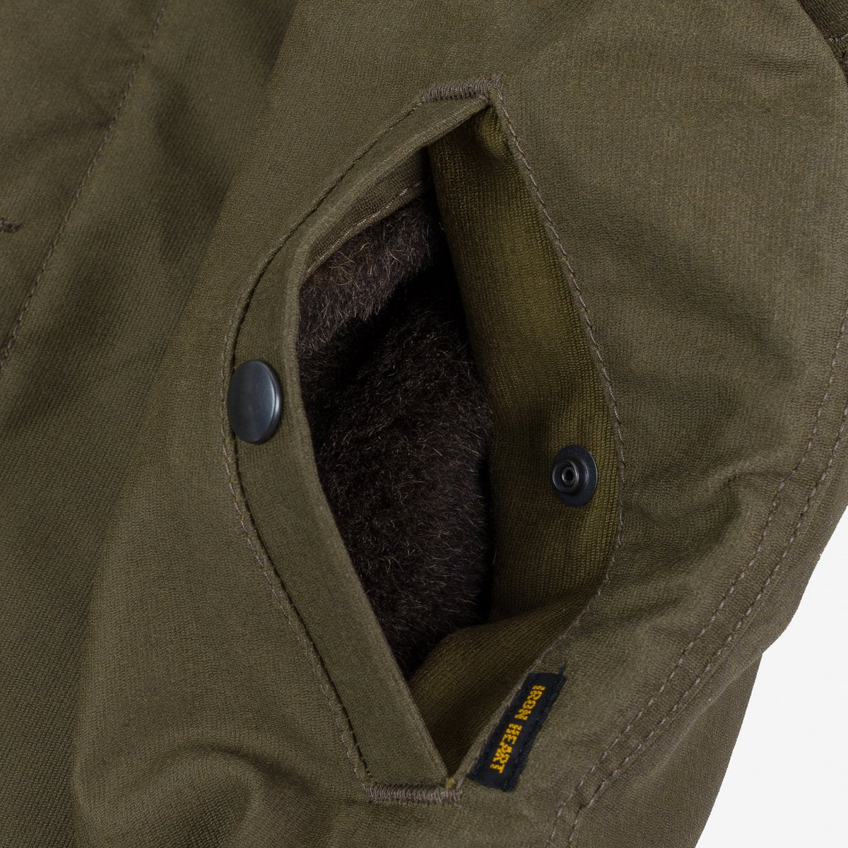 Iron Heart IHM-37-ODG Oiled Whipcord N1 Deck Jacket - Olive