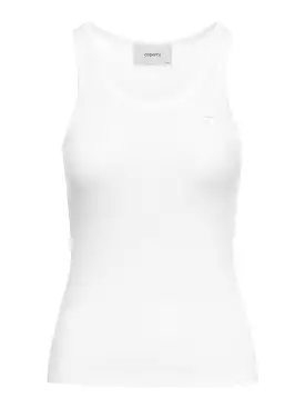 JERSEY TANK TOP WITH EMBROIDERED LOGO