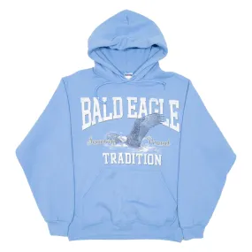 JERZEES Bald Eagle Mens Blue Hoodie M