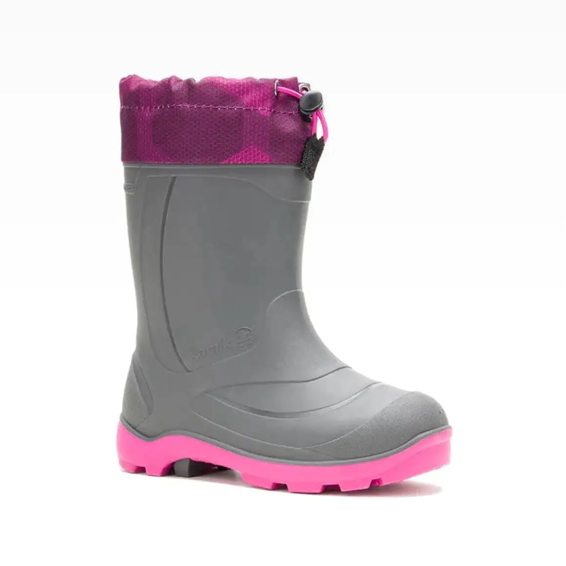 Kamik Black/Charcoal/Magenta Snobuster 2 Boot