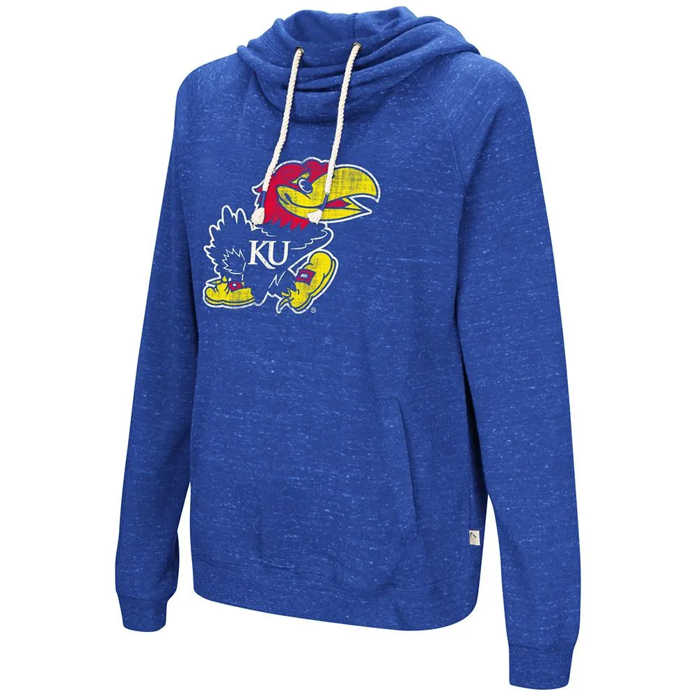 Kansas Jayhawks Colosseum WOMEN'S Blue Ultra Soft Hoodie Sweatshirt