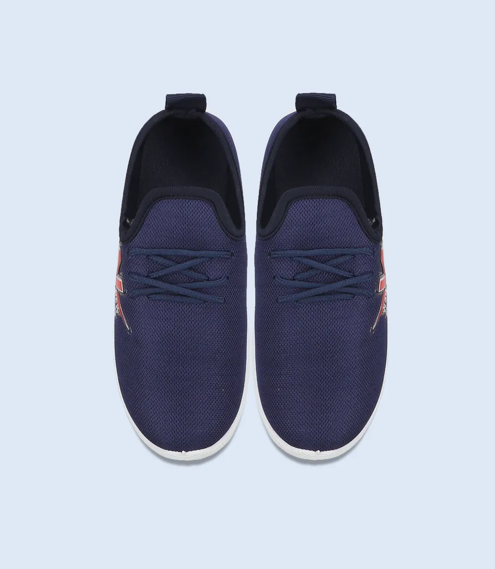 KB0128-BLUE-Boys Casual Sneakers