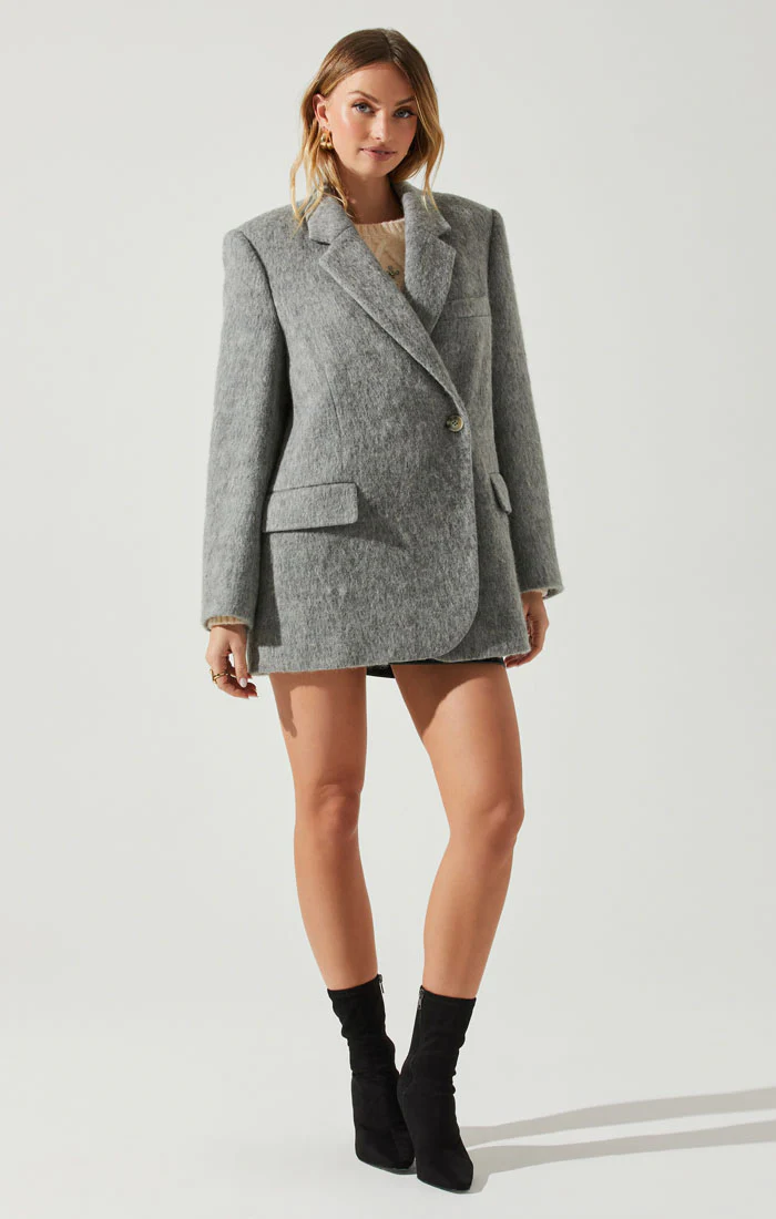 Kindra Wool Blazer Coat