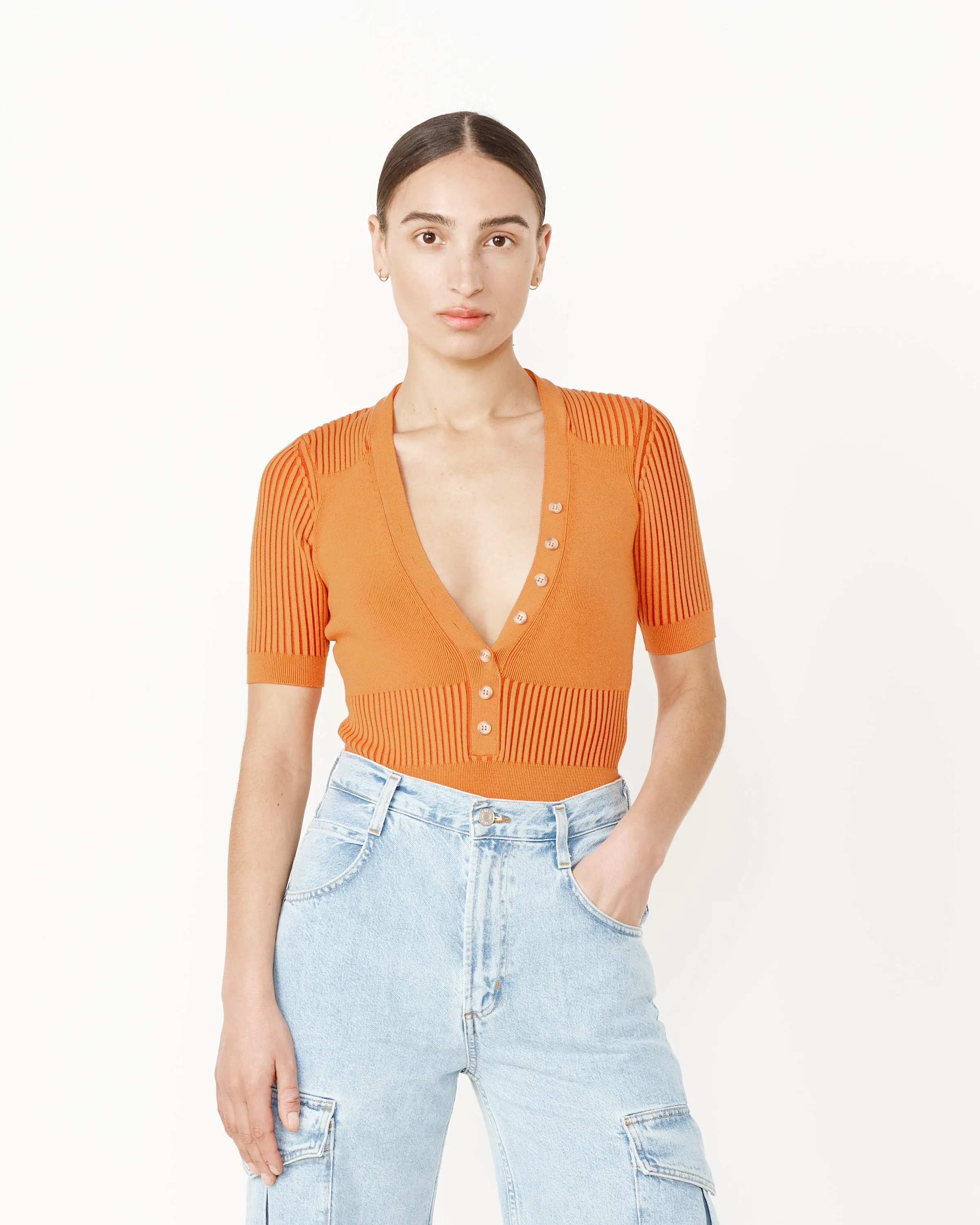 Le Body Yauco Bodysuit in Orange