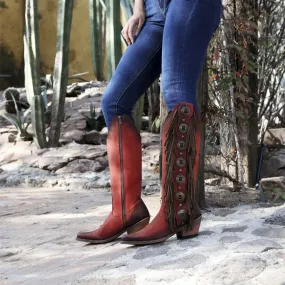 Liberty Black Res Vegas Rojo Boots