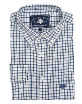 Live Oak Melange Check Sport Shirt