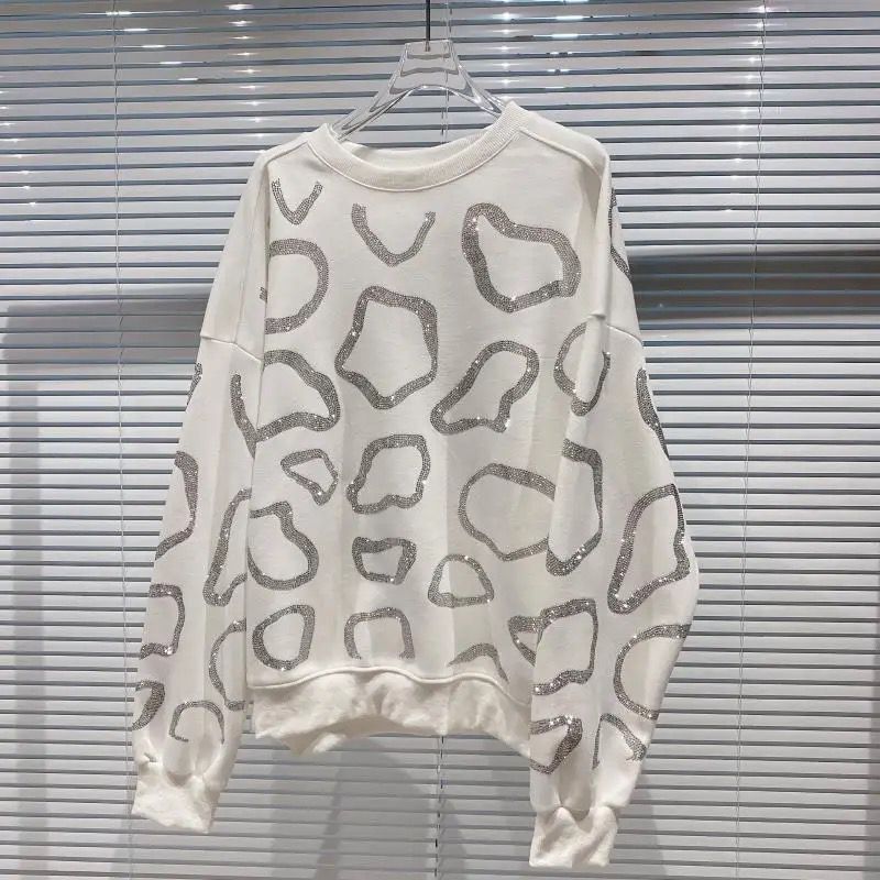 Long Sleeve Shiny Circle Top