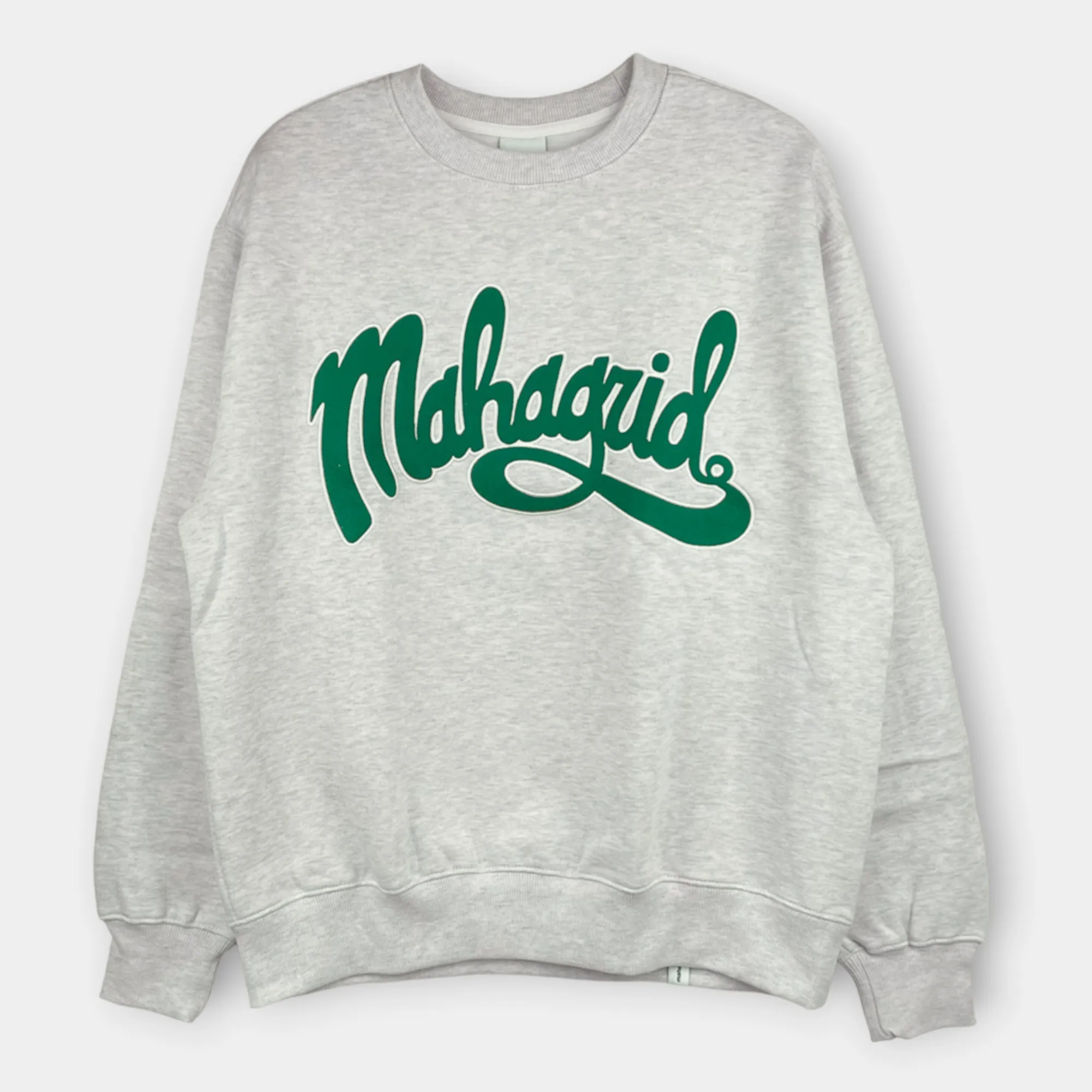 mahagrid  |[ MAHAGRID]★CURVED LOGO SWEATSHIRT