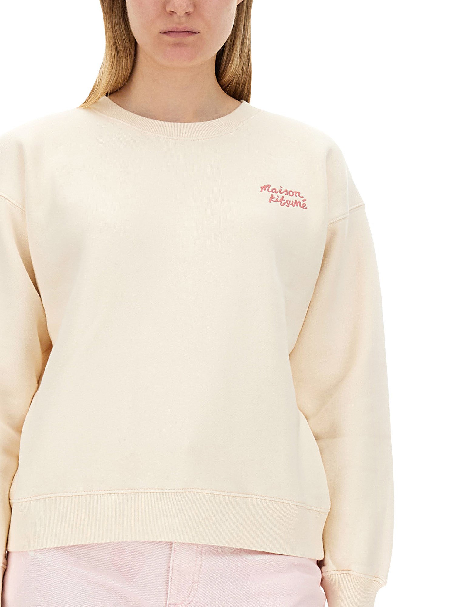 MAISON KITSUNÉ    COTTON LOGO SWEATSHIRT