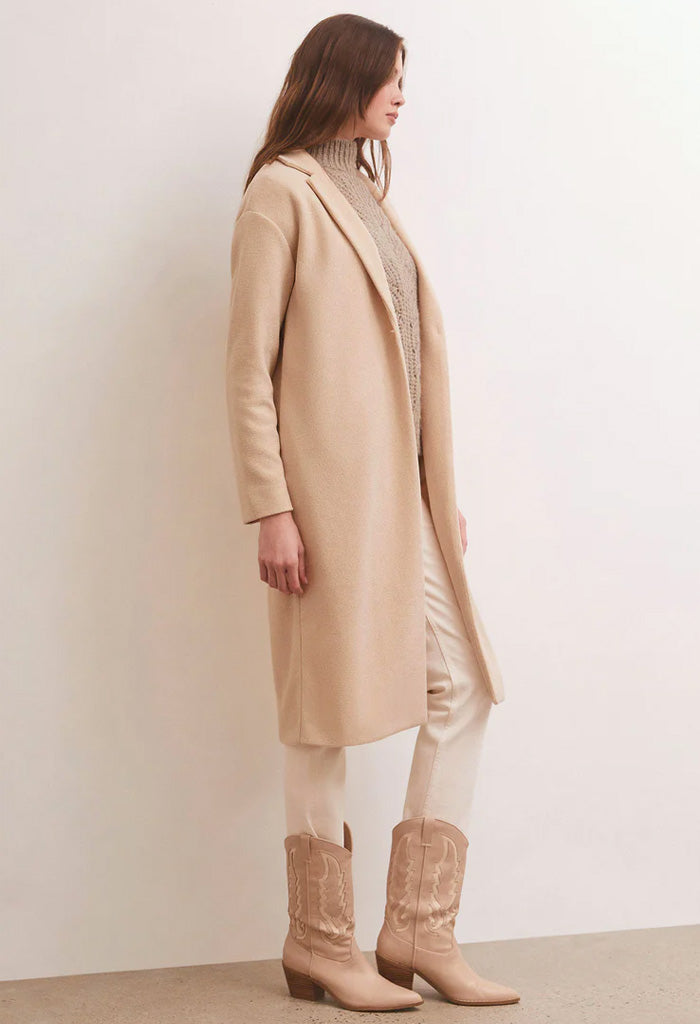 Mason Coat-Light Oatmeal Heather