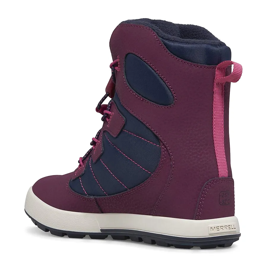 Merrell Navy/Berry Snow Bank 4.0 Waterproof Boot