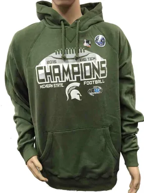 Michigan State Spartans 2015 Big Ten Champion Locker Room Hoodie Sweatshirt