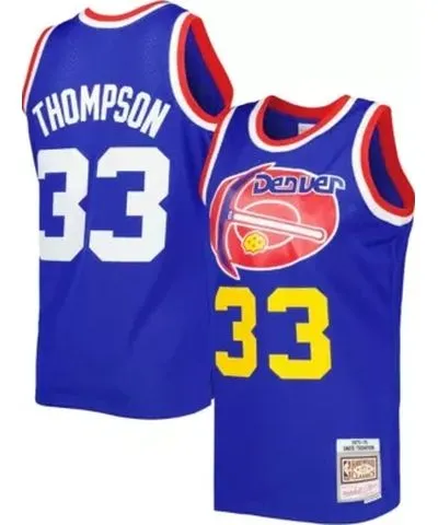 Mitchell & Ness Men's Denver Nuggets NBA David Thompson Hardwood Classics 1975/76 Swingman Jersey