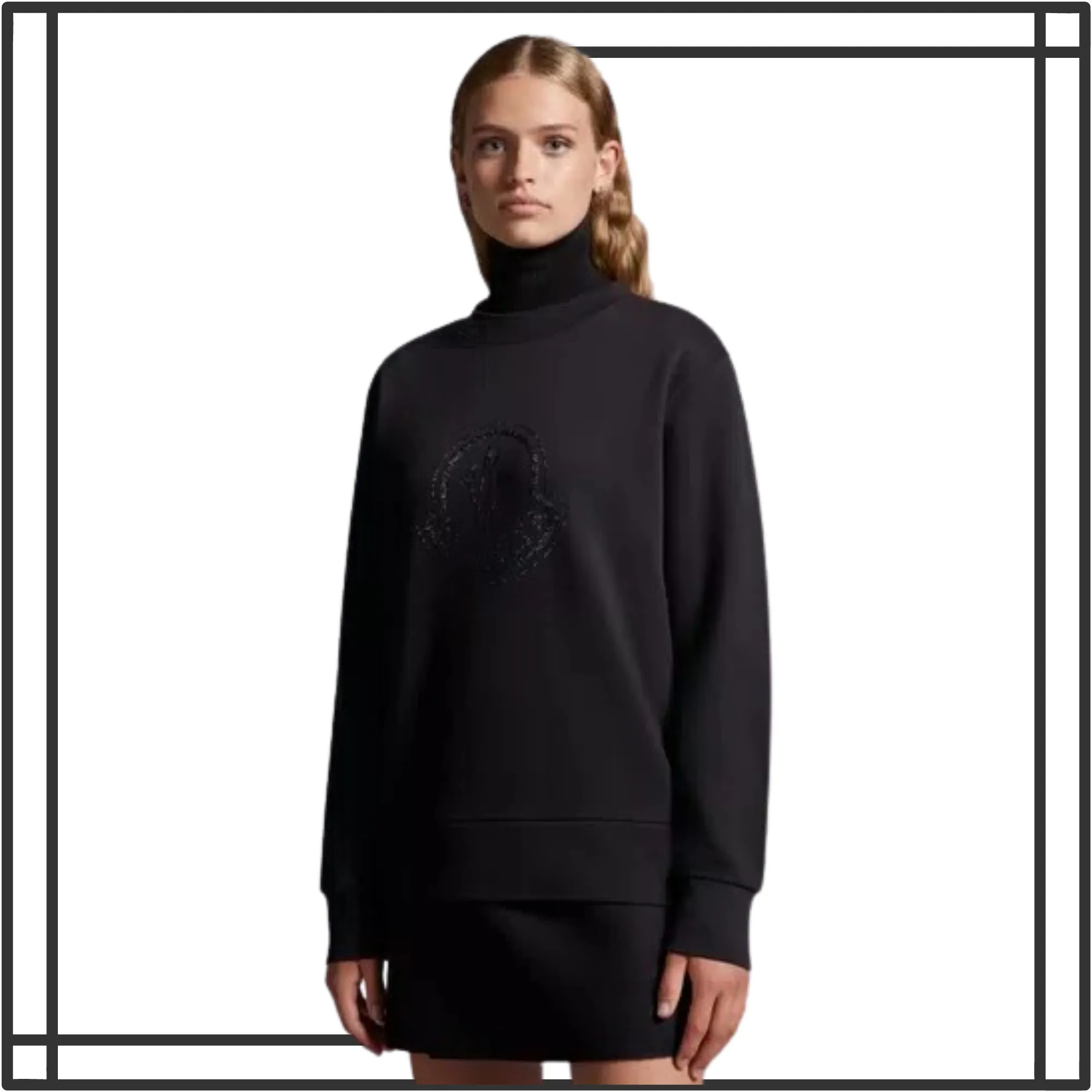 MONCLER  |Crystal Logo Sweatshirt