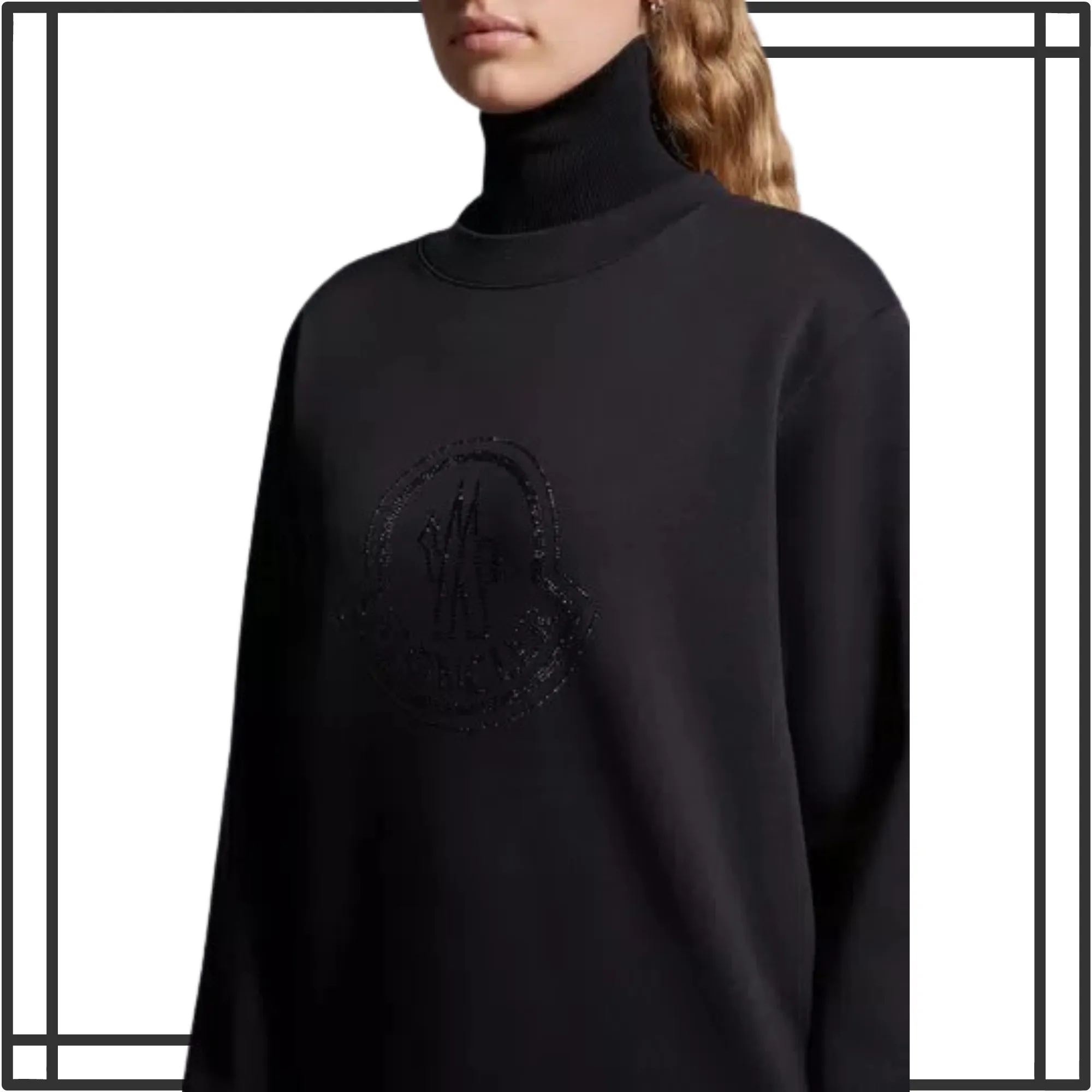 MONCLER  |Crystal Logo Sweatshirt