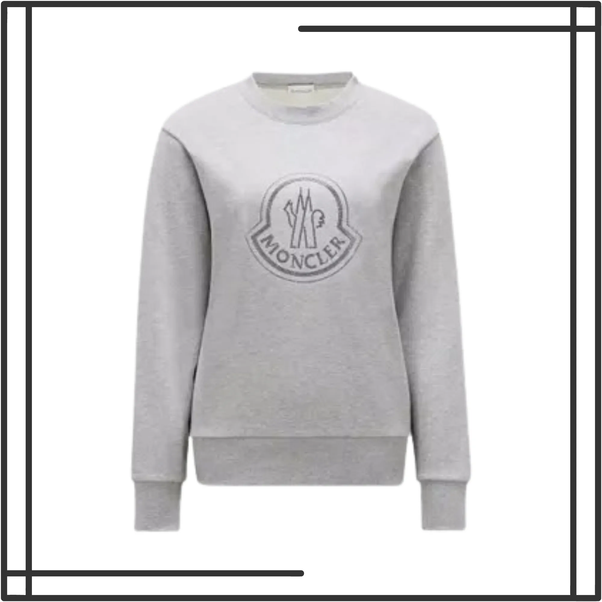 MONCLER  |Crystal Logo Sweatshirt