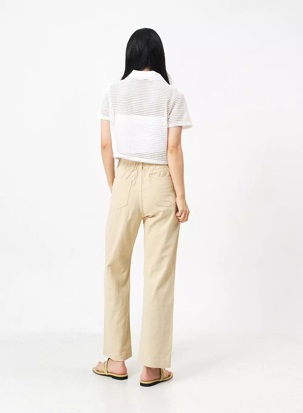 Muted Colored Summer Cotton Pants OJ22