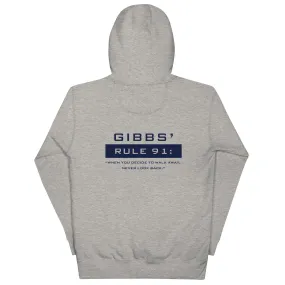 NCIS Gibb's Rule 91 Unisex Hoodie