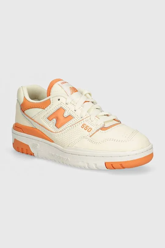 New Balance leather sneakers 550 beige color BBW550AJ