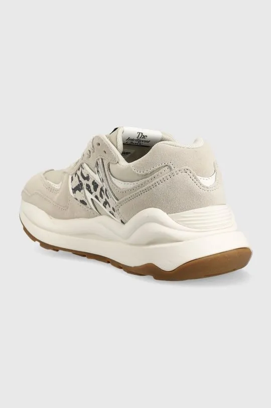 New Balance suede sneakers W5740APB beige color