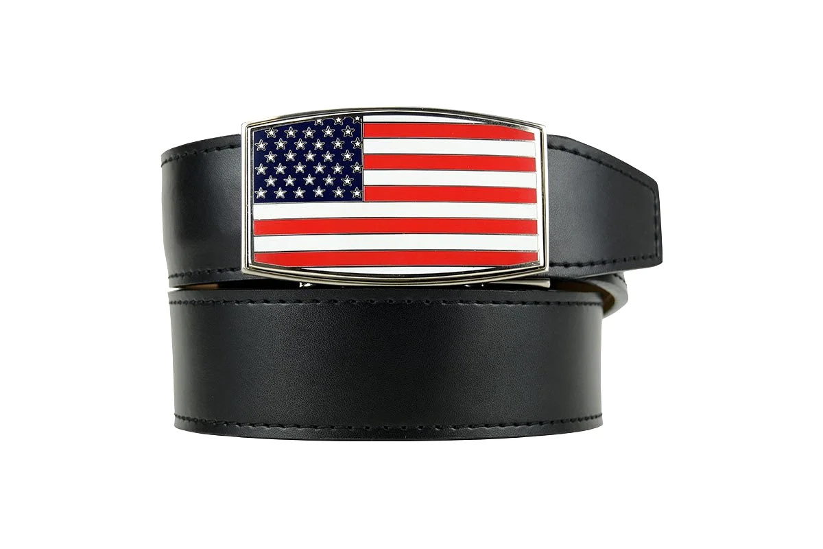 Nexbelt USA Heritage Aston Black Dress Belt