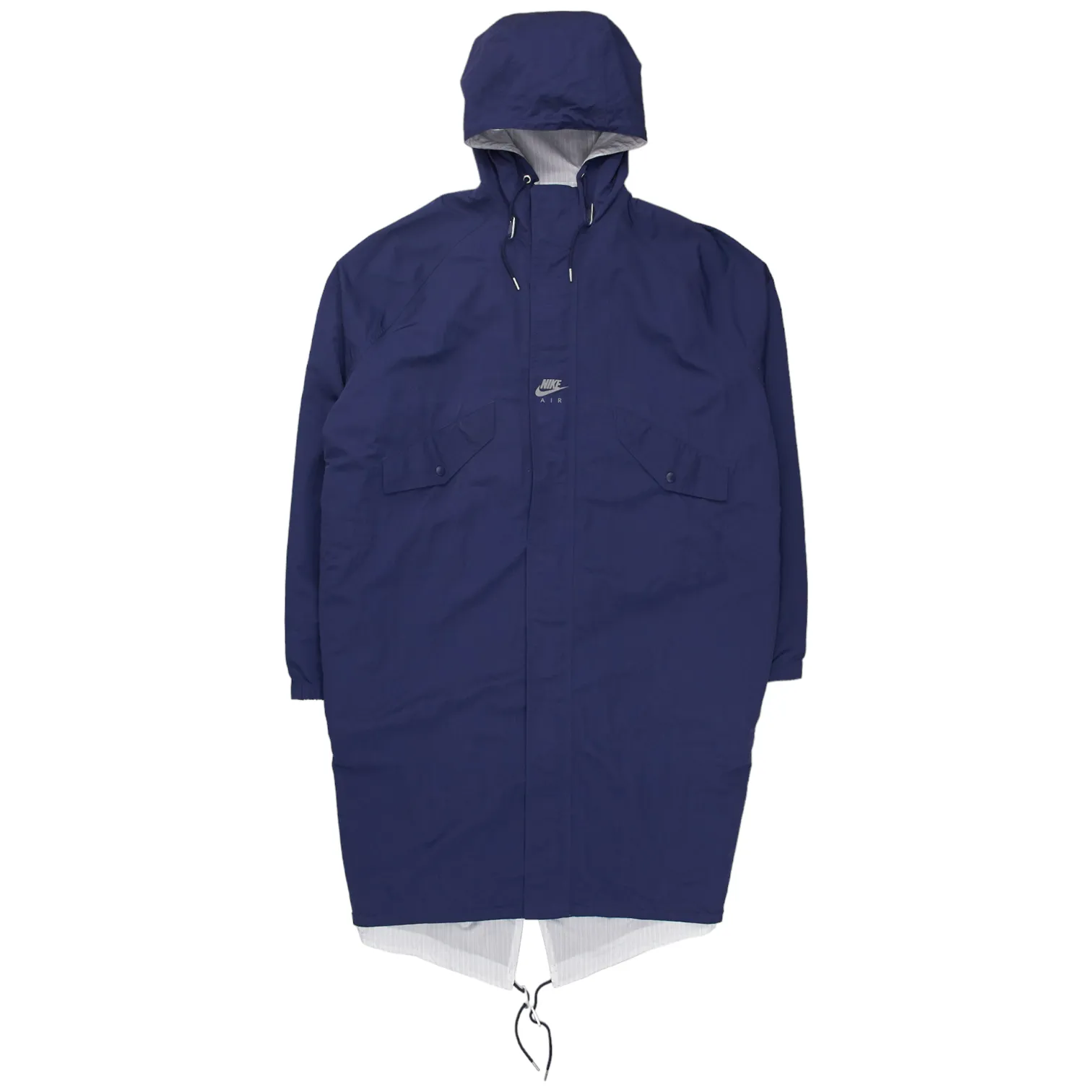 Nike Air Navy/Stripe Reversible Rain Parka